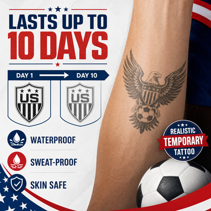WC26 Temporary Tattoo Pack for Americans(7 Designs)